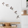Wallity Birds-2 Escultura de Pared de Metal Multicolor